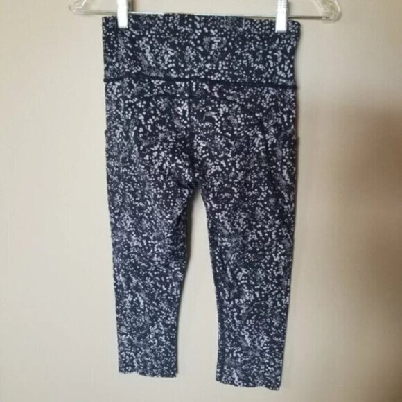 𝅺Lululemon Fast & Free Crop II *Nulux 19" Chirasu Black 6 - Picture 6 of 10